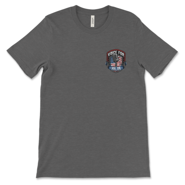 Voice for Valor Heroes T-Shirt Deep Heather 2