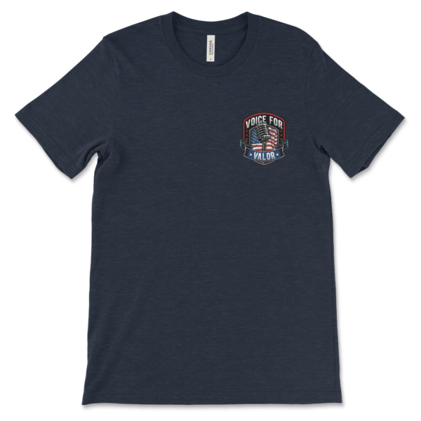 Voice for Valor Heroes T-Shirt Midnight Navy 2